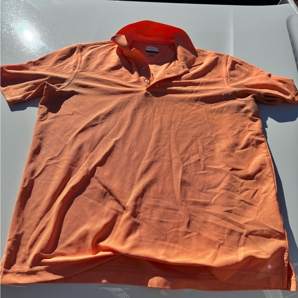 Greg Norman Orange Golf Shirt. Size M. Mens